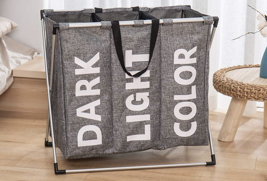 $21.49 3 Section Laundry Hamper – The Coupon Thang