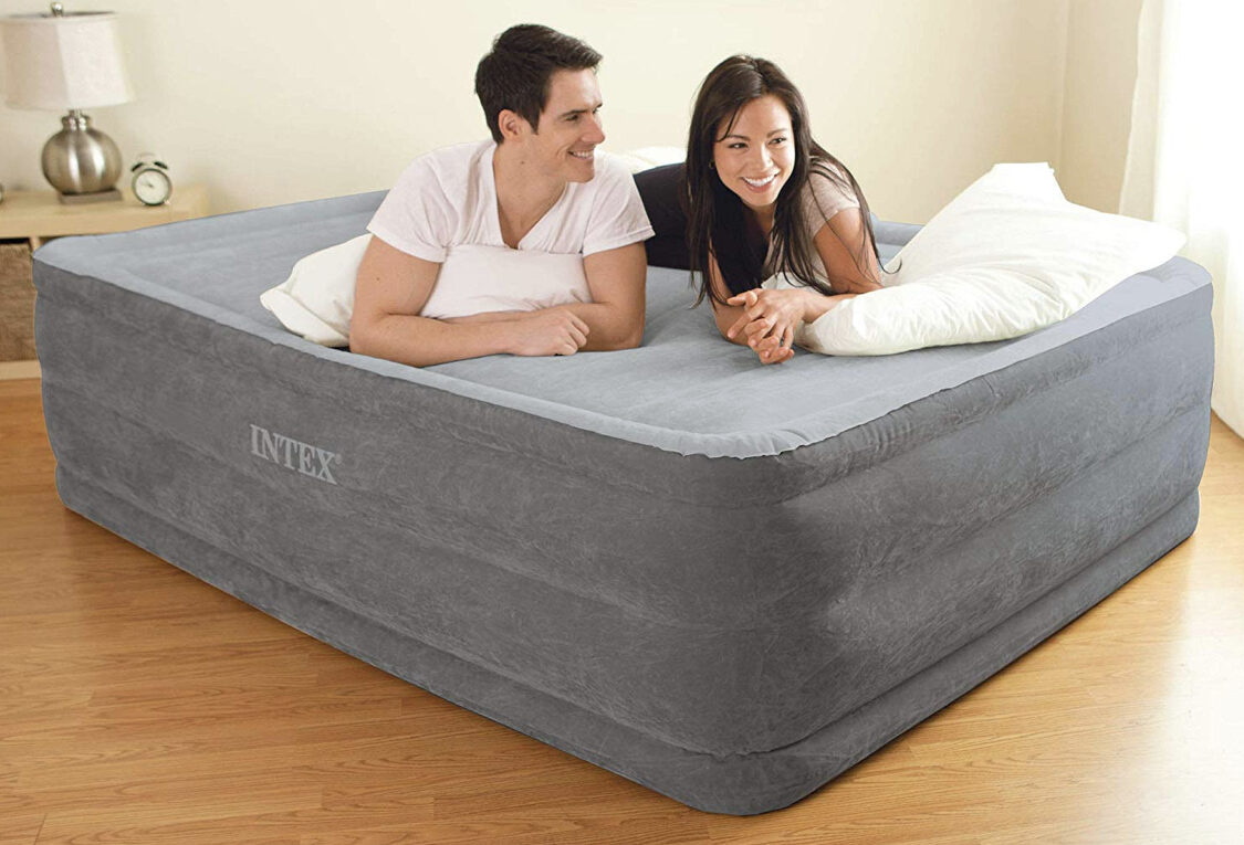 intex queen comfort plush air mattress reviews
