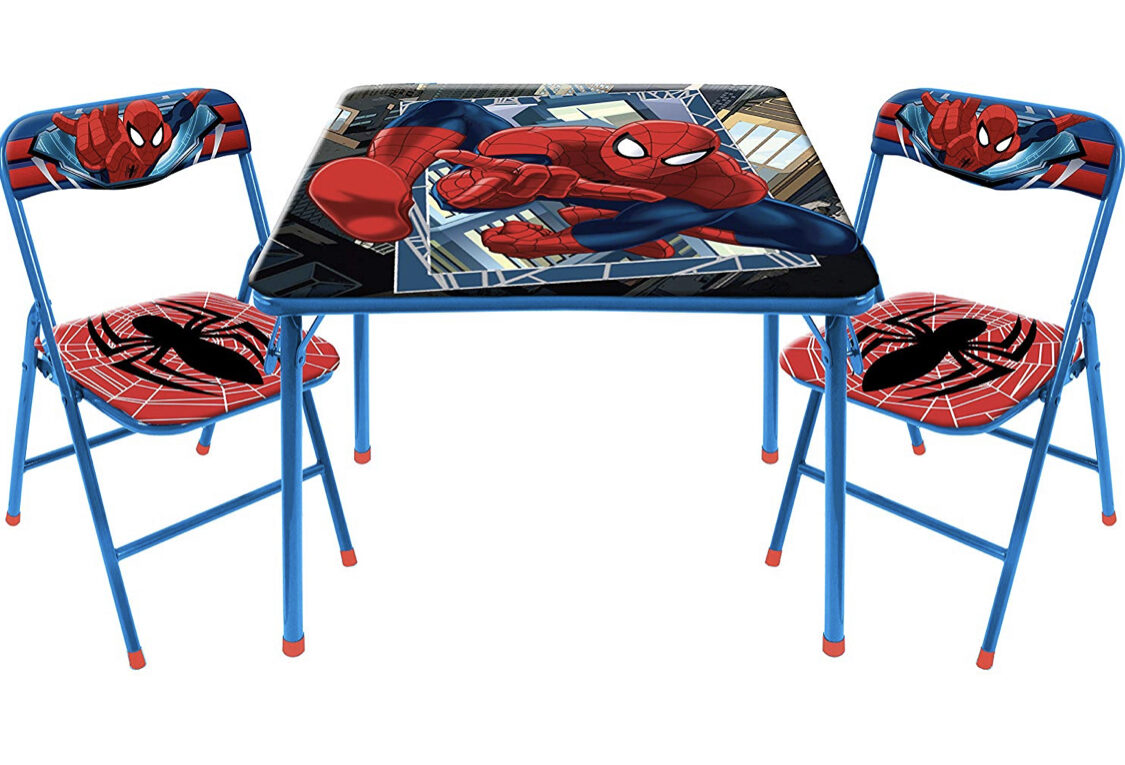 Marvel SpiderMan 3 Piece Table and Chair Set The Coupon