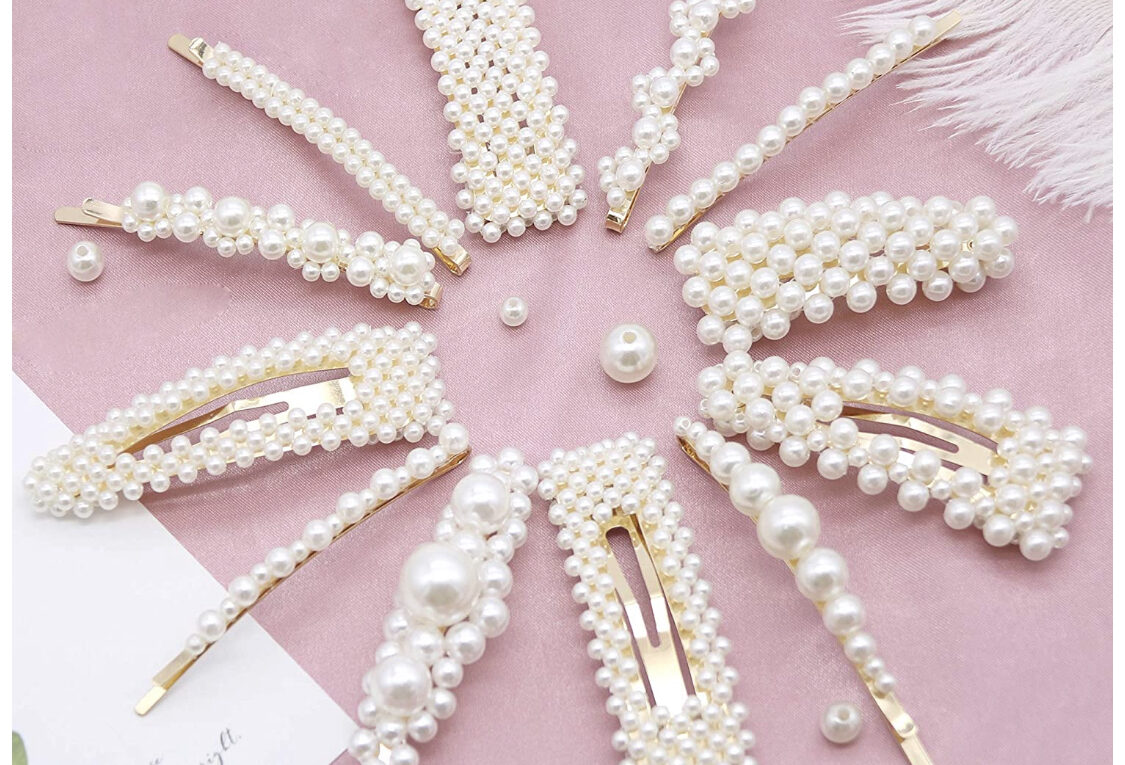 Pearl Hair Clips, 12 Piece – The Coupon Thang