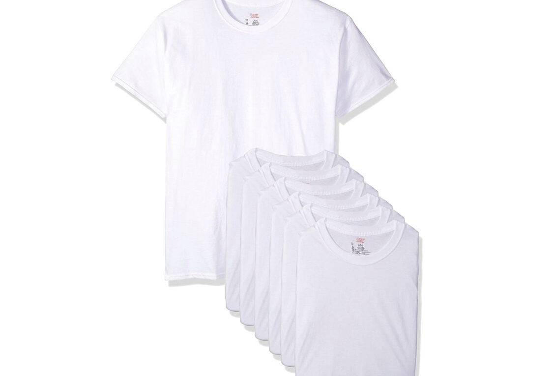 Hanes Men’s Classics 6 Pack Crew Neck Tee – The Coupon Thang