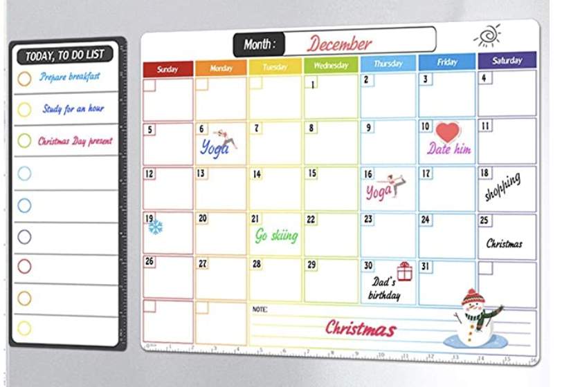 40% OFF Magnetic Dry Eraser Calendar/To Do List The Coupon Thang