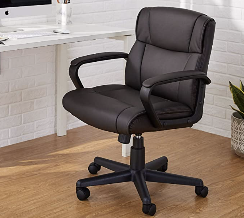 50% OFF Leather Padded Office Chair – The Coupon Thang