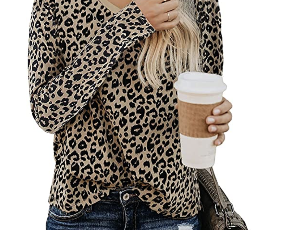 40% OFF Women’s Leopard Print T-shirt Top – The Coupon Thang